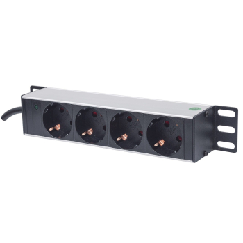 INTELLINET LISTWA ZASILAJĄCA RACK 10, 4 GNIAZDA SC-1