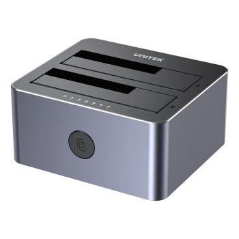 UNITEK STACJA KLONUJĄCA DYSKI 2X SATA 2,5"/3,5" USB 5GBPS-1