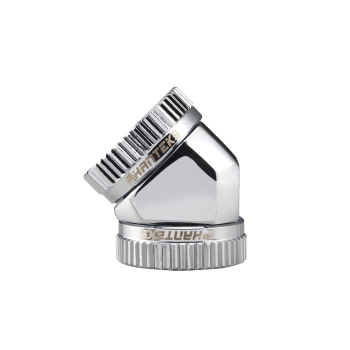 PHANTEKS Glacier Hard-Tube Adapter 2x 16mm 45 stopni - chrom-1