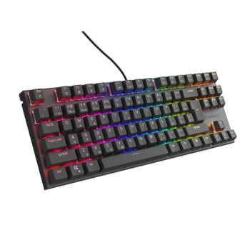 KLAWIATURA DLA GRACZY GENESIS THOR 303 TKL CZ/SK PODŚWIETLENIE RGB MECHANICZNA SILENT SWITCH CZARNA-1