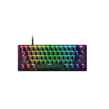 Razer | Mini klawiatura do gier | Huntsman V3 Pro | Klawiatura do gier | Przewodowe | Skandynawski | Czarny | Analogowy