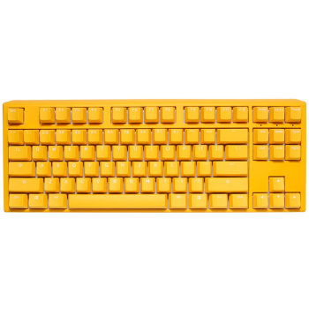 Ducky One 3 TKL klawiatura Gaming USB QWERTY Angielski Żółty-1