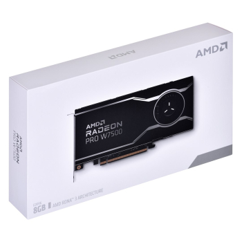 Karta graficzna AMD Radeon Pro W7500 8GB GDDR6, 4x DisplayPort 2.1, 70W, PCI Gen4 x8-5