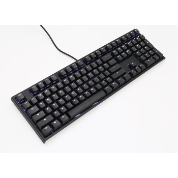 Ducky One 2 White LED klawiatura Uniwersalne USB Niemiecki Czarny, Biały-1