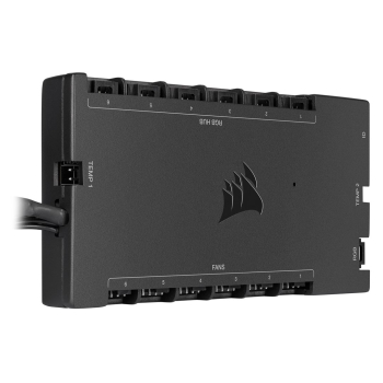 Kontroler Corsair iCUE Commander Core XT regulator RGB, prędkości wentylatora 6kan. Czarny-1