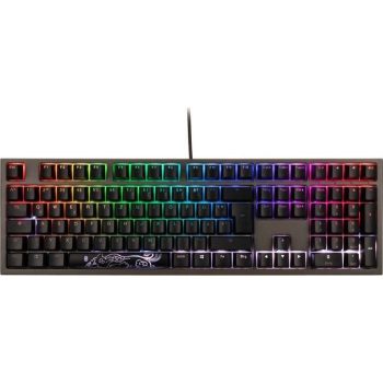Ducky Shine 7 klawiatura Gaming USB Niemiecki Czarny, Szary-1