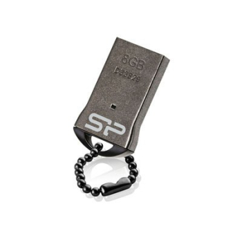 Pendrive Silicon Power 8GB Touch T01 USB 2.0 Black-1