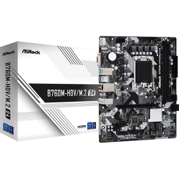 Asrock B760M-HDV/M.2 D4 Intel B760 LGA 1700 micro ATX-1