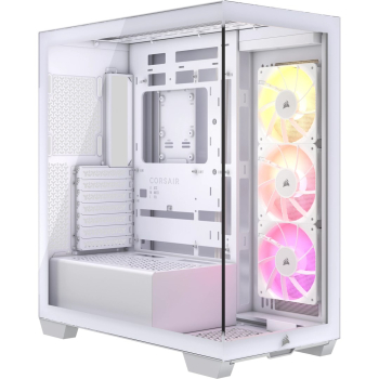 3500X RGB Tempered Glass Mid-Tower, White-1