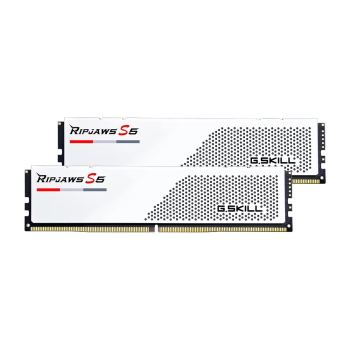 G.SKILL RIPJAWS S5 DDR5 2X48GB 5200MHZ CL40 XMP3 WHITE F5-5200J4040A48GX2-RS5W-1
