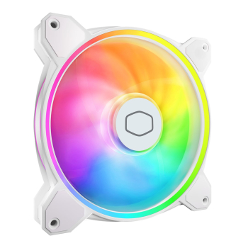 COOLER MASTER WENTYLATOR MasterFan MF140 Halo2 White Edition-1