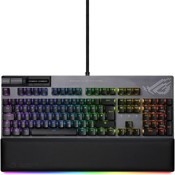 Klawiatura gamingowa ASUS ROG Strix Flare II Animate, PBT - ROG RX, czarna-1