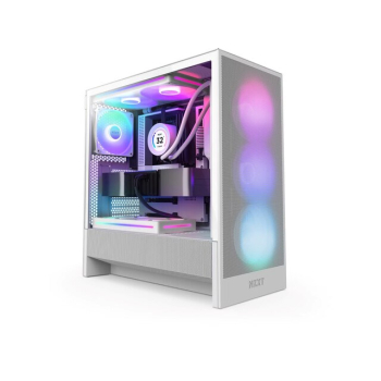 OBUDOWA NZXT H5 FLOW RGB (2024) MIDI TOWER Z OKNEM BIAŁA-1