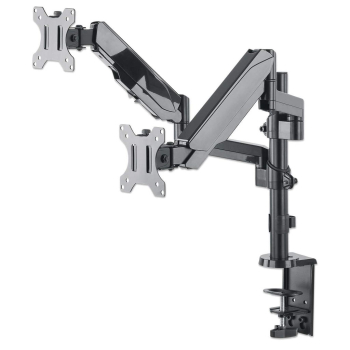 RAMIĘ BIURKOWE 2X TV LED/LCD 17-32 CALE 8KG SPRĘŻYNA GAZOWA-1