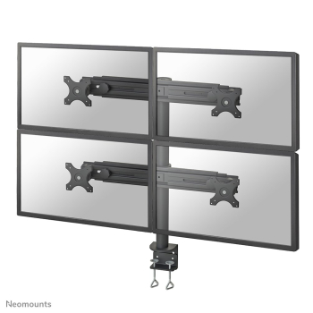 Neomounts FPMA-D700D4 uchwyt / stojak do monitorów 76,2 cm (30") Biurko Czarny-1