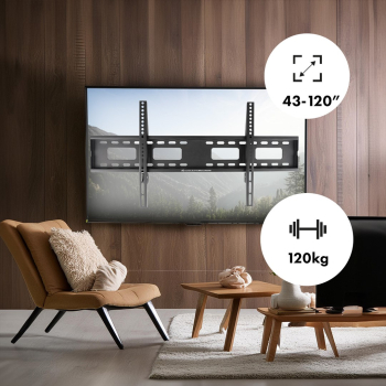 Uchwyt do TV Maclean, max VESA 800x400, 43-120", 120kg, MC-420-1