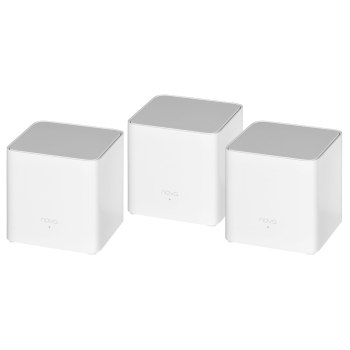 Tenda EX3-3 siatkowy system wi-fi Dual-band (2.4 GHz/5 GHz) Wi-Fi 6 (802.11ax) Biały 1 Wewnętrzne-1