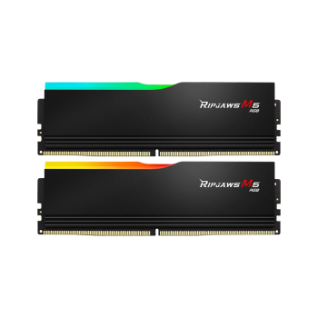 G.SKILL RIPJAWS M5 RGB DDR5 2X32GB 5200MHZ CL40 XMP3 BLACK F5-5200J4040A32GX2-RM5RK-1