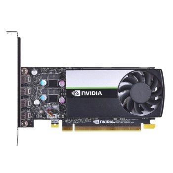 Karta graficzna PNY NVIDIA T1000 4GB, GDDR6, 4x DisplayPort, PCI Express 3.0, LP - ATX bracket, Bulk-1
