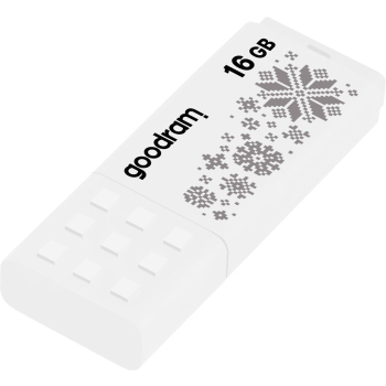 GOODRAM FLASHDRIVE 16GB UME2-WINTER WHITE USB 2.0-1