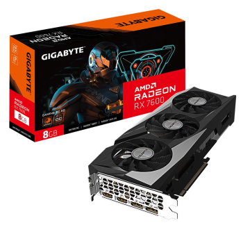 Gigabyte GAMING Radeon RX 7600 OC 8G AMD 8 GB GDDR6-1