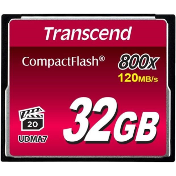 MEMORY COMPACT FLASH 32GB/800X TS32GCF800 TRANSCEND-1