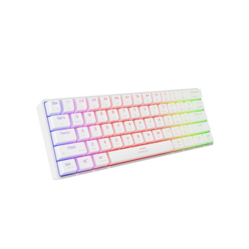 KLAWIATURA DLA GRACZY GENESIS THOR 660 G2 US WHITE BEZPRZEWODOWA RGB MECHANICZNA GATERON RED-1