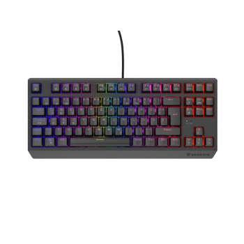 KLAWIATURA DLA GRACZY GENESIS THOR 230 TKL DE RGB MECHANICZNA OUTEMU RED CZARNA HOT SWAP-1