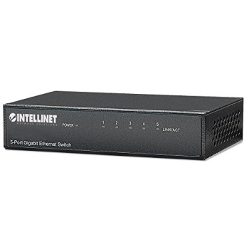 Switch 5x RJ45 Gigabit, metal, desktop-1