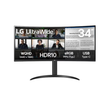 LG 34" 34WR55QK-B Zakrzywiony UltraWide QHD HDMI DP USB-C-1