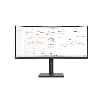 Lenovo ThinkVision T34w-30 34"VA 60Hz 350nits AG HDMI DP USB Raven Black 3Y-1