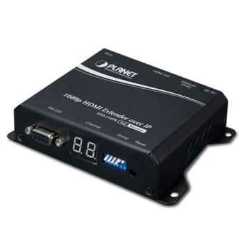 PLANET IHD-210PR przedłużacz AV Amplituner Czarny-1