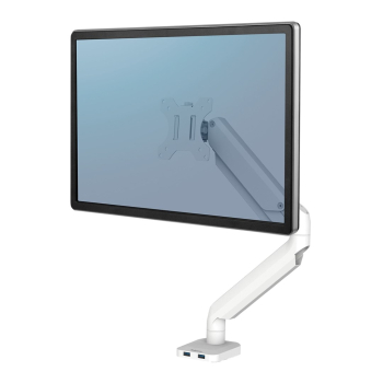 Fellowes Ergonomia ramię na 1 monitor - seria Platinum, białe-1