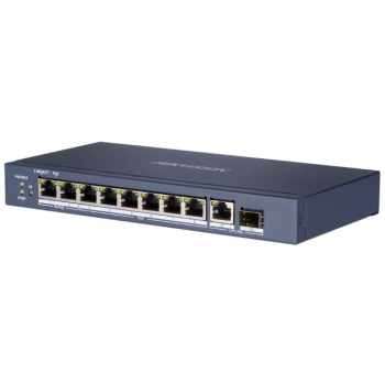 Hikvision DS-3E0510HP-E łącza sieciowe Nie zarządzany Gigabit Ethernet (10/100/1000) Obsługa PoE Niebieski-1