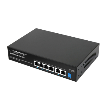 ESPERANZA SWITCH 6-PORTOWY POE 10/100M 60W SPINNER ENS105-1