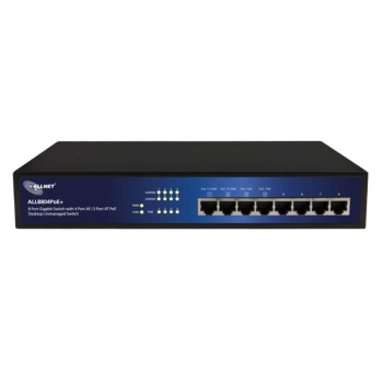 ALLNET ALL8804POE+ - Unmanaged - L2 - Gigabit Ethernet (10/100/1000) - Power over Ethernet (PoE) - Rack mounting-1