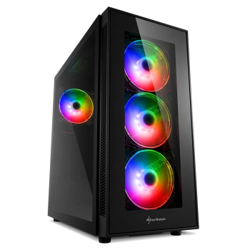 Sharkoon GehZuse TG5 Pro ATX 1xGlas-1