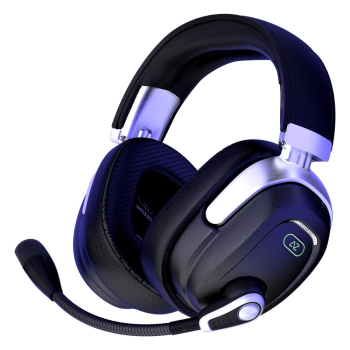 Acezone A-Rise Zestaw słuchawkowy Przewodowy i Bezprzewodowy Opaska na głowę Gaming USB Type-C Bluetooth Czarny-1