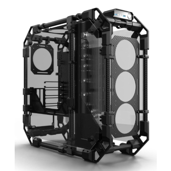 Alphacool Apex Pro Skeleton Full Tower Czarny, Węgiel-1