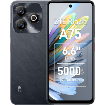 ZTE Blade A75 16,8 cm (6.6") Dual SIM Android 9.0 4G USB Type-C 4 GB 128 GB 5000 mAh Czarny-1