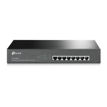 TP-Link TL-SG1008MP Nie zarządzany Gigabit Ethernet (10/100/1000) Obsługa PoE 1U Czarny-1