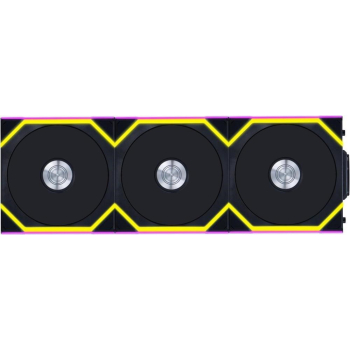 Lian Li UNI FAN SL Bezprzewodowy wentylator ARGB PWM, 3-pak z kontrolerem - Reverse Blade, 120 mm,-1