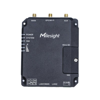 Milesight UR32-L04AF-W-485 router bezprzewodowy Fast Ethernet Jedna częstotliwości (2,4 GHz) 4G Czarny-1