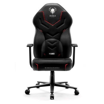 Fotel gamingowy DIABLO X-GAMER fotel czarno-czarny-1