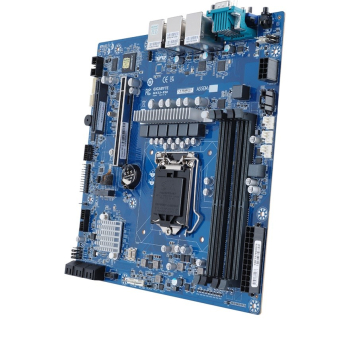 Płyta główna Gigabyte MX33-BS0 1x LGA1200 Intel Xeon E-23XX C252 (4x DIMM, 6x SATA, 1xM.2, 2x1Gbe, IPMI, mATX)-1