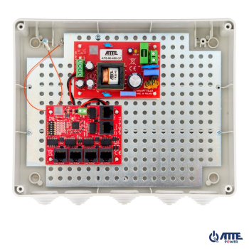 Zestaw do 5 kamer IP switch PoE 5P+1UP ATTE IP-5-11-L3-1