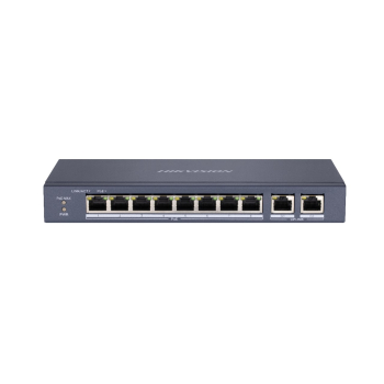 Hikvision DS-3E0310P-E/M łącza sieciowe Nie zarządzany L2 Fast Ethernet (10/100) Obsługa PoE Czarny-1