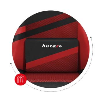 Fotel gamingowy Huzaro Force 4.4 Red Mesh-1