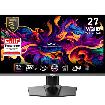 Monitor MSI MPG 271QRXDE QD-OLED 67cm (26,5") QHD 16:9 DP/HDMI/USB-C PD90W 360Hz-1