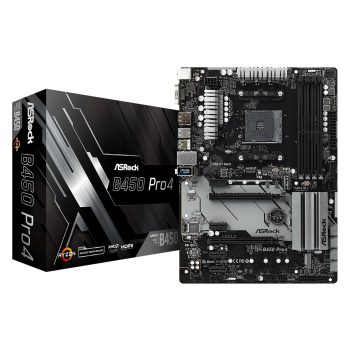 Asrock B450 Pro4 AMD B450 Socket AM4 ATX-1